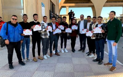 فعاليات لقاء الأسر المتميزة بين معاهد وزارة التعليم العالي لمنطقة غرب الدلتا